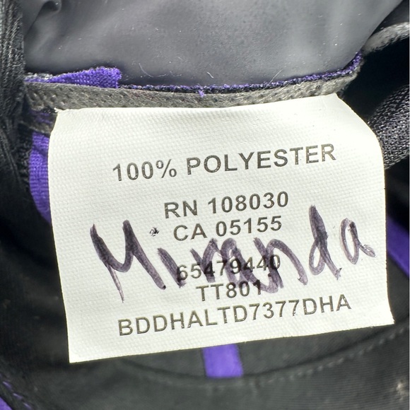 Purple Snapback Hat – White Wing “W” Logo | Team Miranda Cap |Unisex Adjustable - Picture 4 of 7